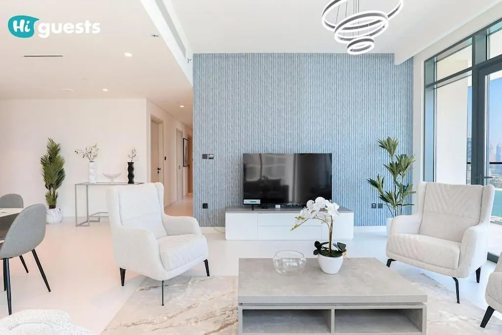 Higuests - Marina Retreat, Luxurious 3Br Steps From The Beach Dubai