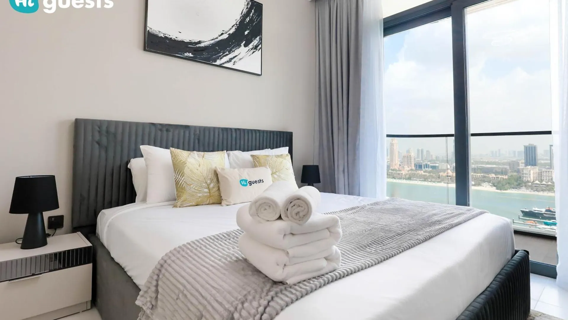 Higuests - Marina Retreat, Luxurious 3Br Steps From The Beach Dubai