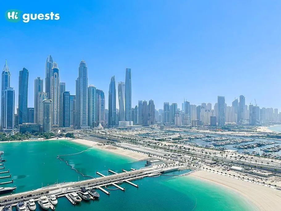 Higuests - Marina Retreat, Luxurious 3Br Steps From The Beach Dubai Apartment